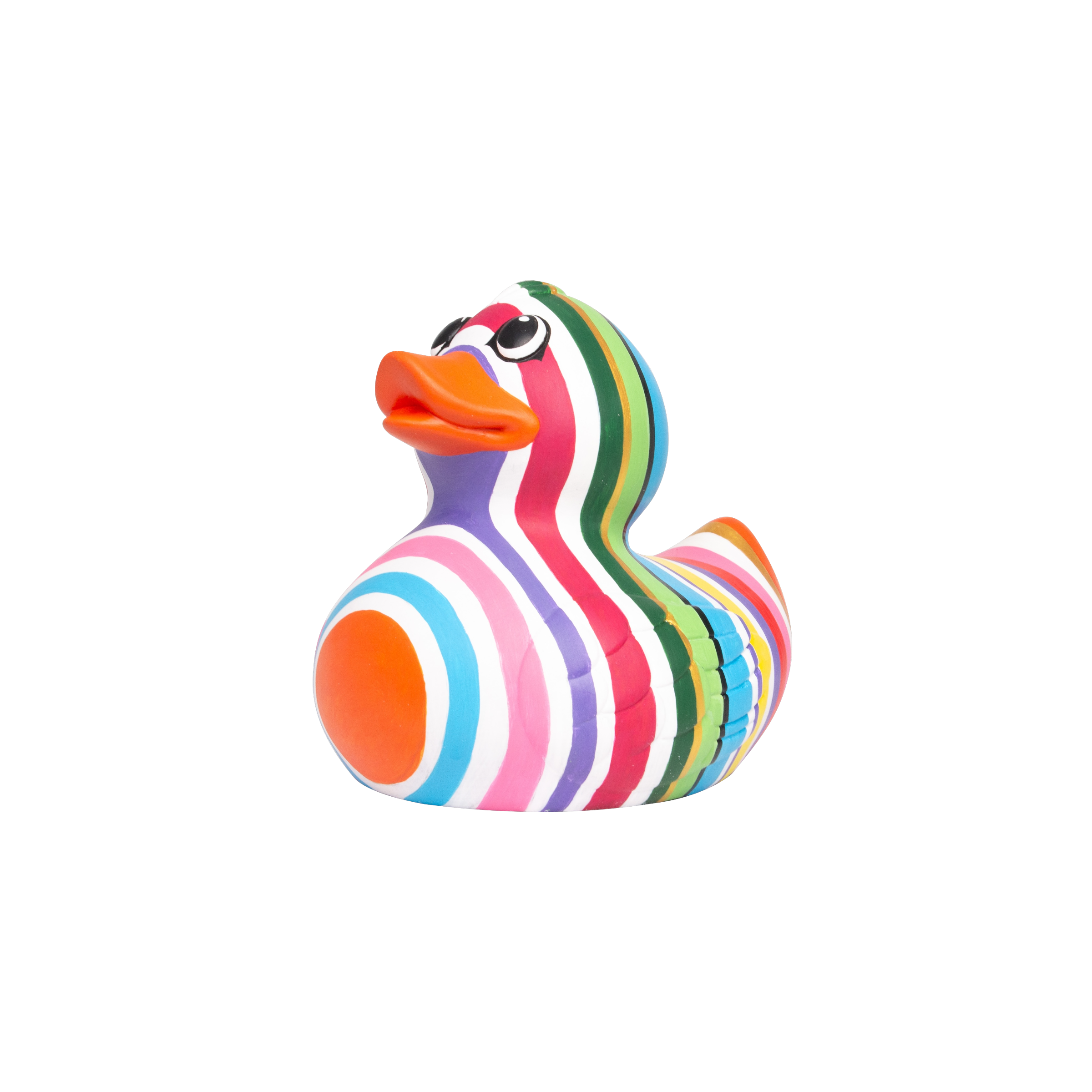 Stripey Duck. 10 cm.  PD 1205.  SRP. € 59,95