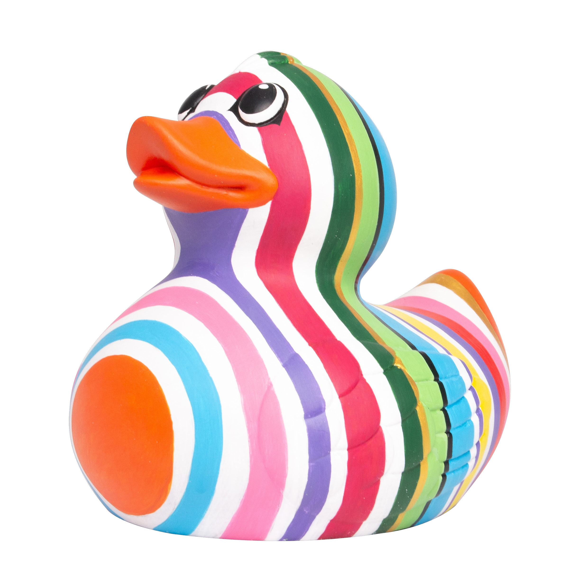 Stripey Duck. 10 cm.  PD 1205.  SRP. € 59,95