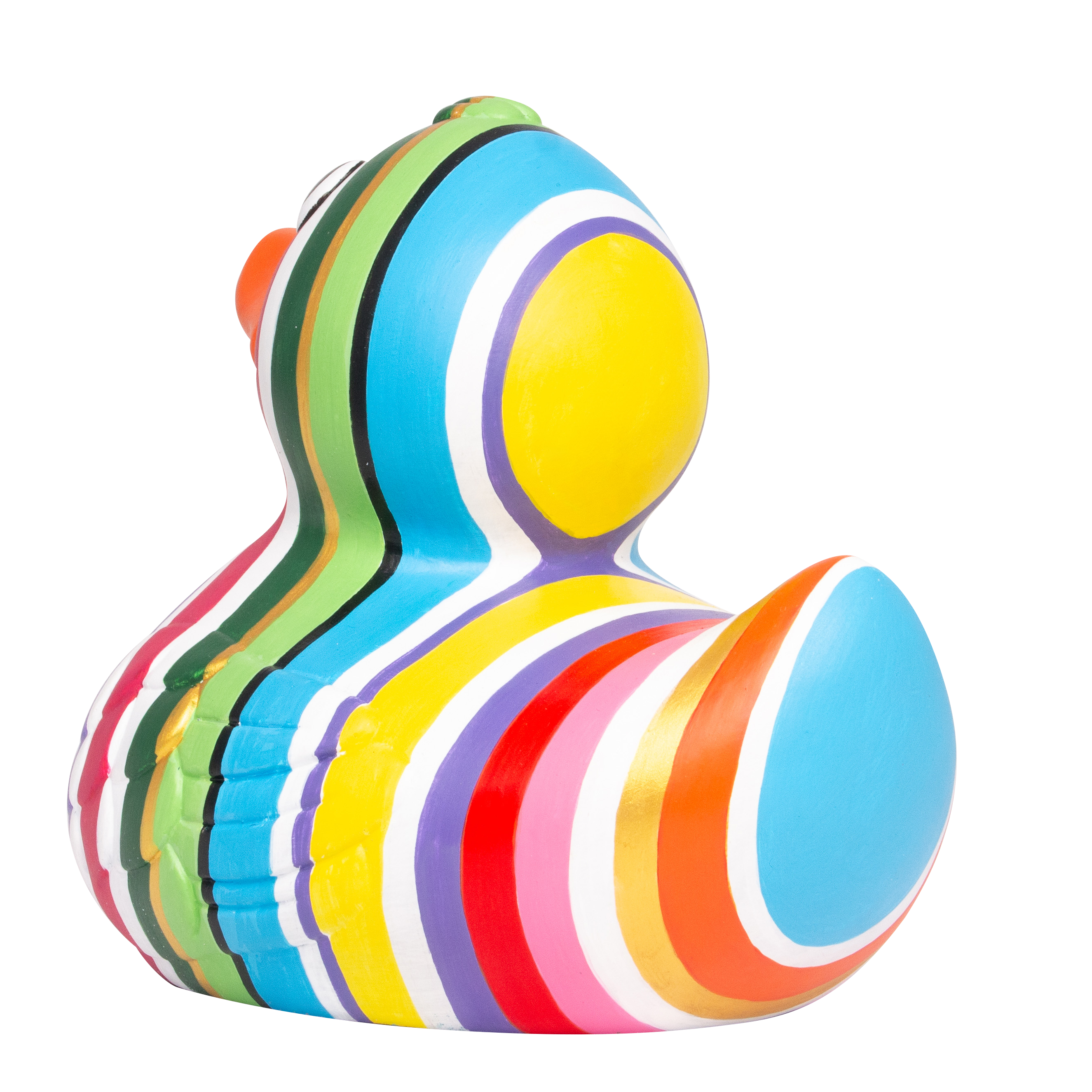 Stripey Duck. 10 cm.  PD 1205.  SRP. € 59,95