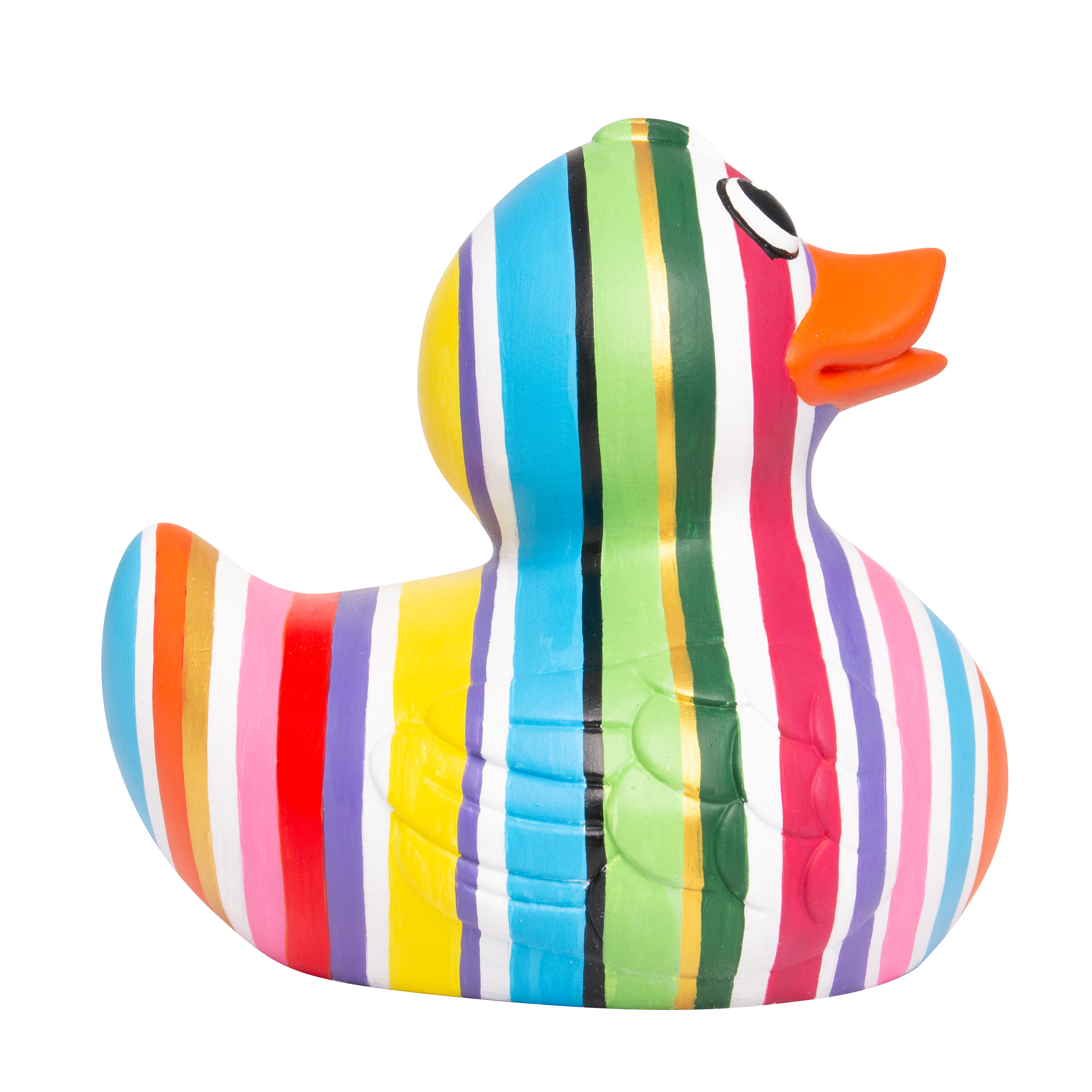 Stripey Duck. 10 cm.  PD 1205.  SRP. € 59,95