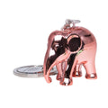 Pink Infinity Chrome Keyring