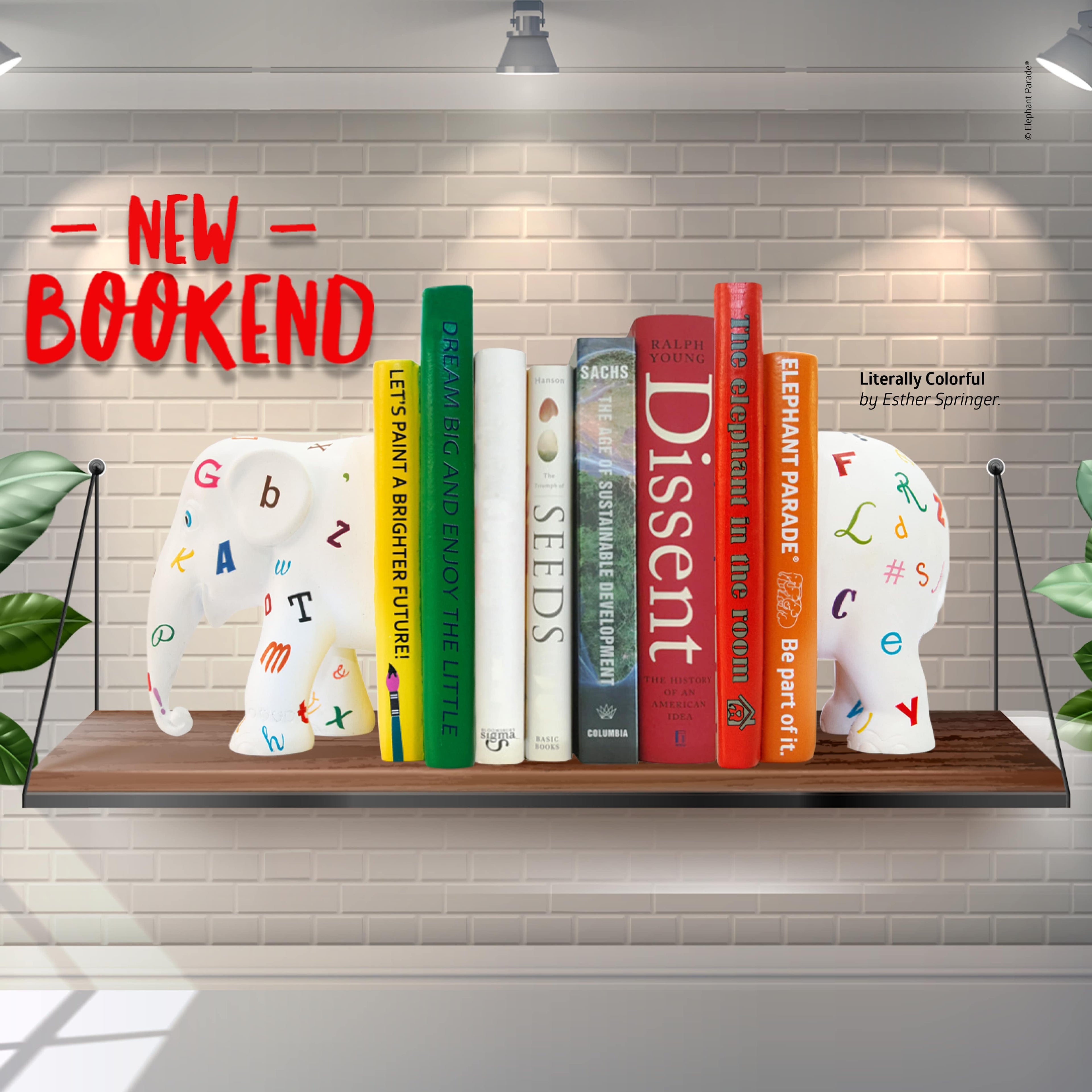 Bookends Literally Colourful